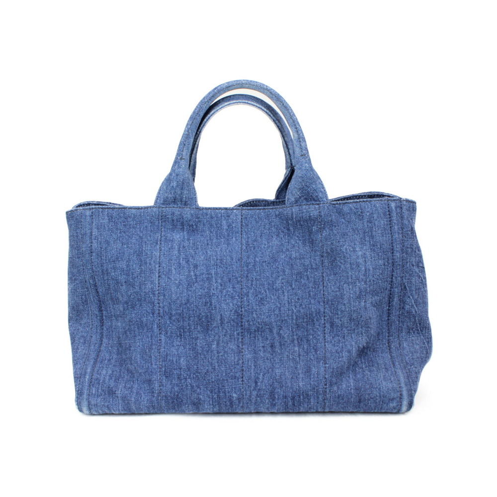Prada denim tote Canapa bag diaper handbag